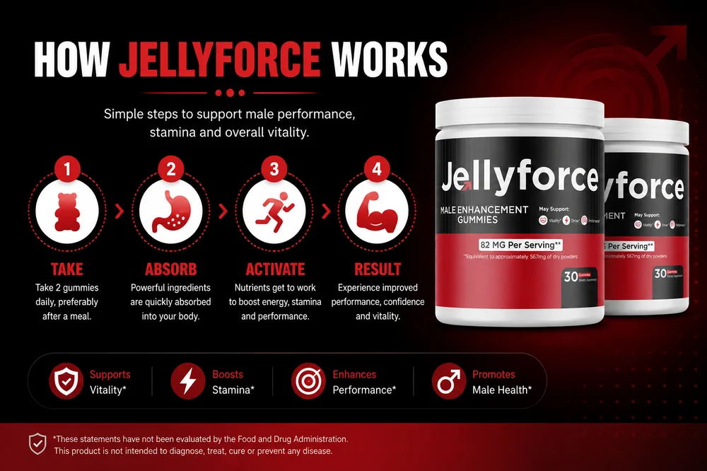 JellyForce daily vitality gummy formula